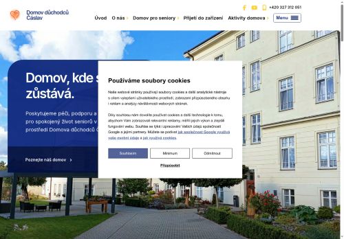 Zobrazit webové stránky Domov důchodců čáslav