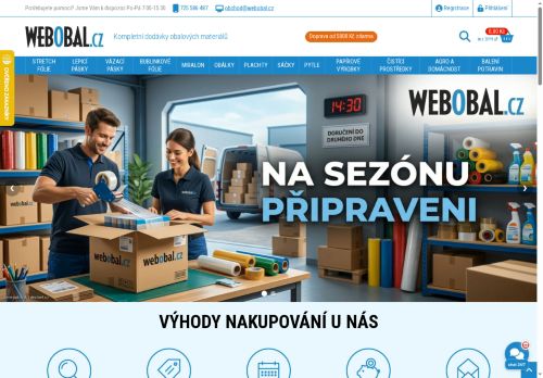 Zobrazit webové stránky CZECHOBAL, s.r.o.