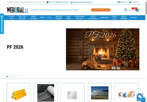 Zobrazit webové stránky CZECHOBAL, s.r.o.