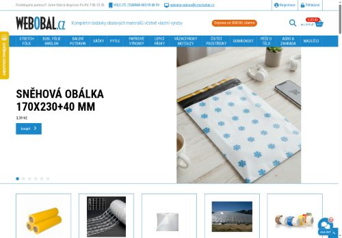 Zobrazit webové stránky CZECHOBAL, s.r.o.