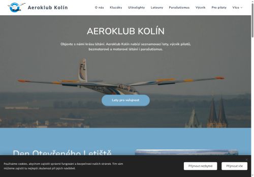 Zobrazit webové stránky Aeroklub Kolín