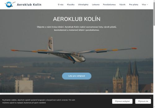 Zobrazit webové stránky Aeroklub Kolín