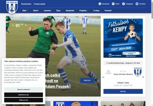 Zobrazit webové stránky FK Čáslav, z.s.