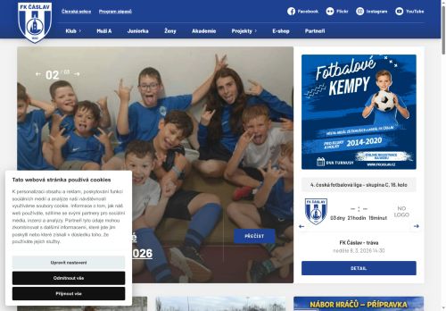Zobrazit webové stránky FK Čáslav, z.s.