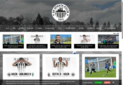 Zobrazit webové stránky SK Sparta Kolín, z. s.