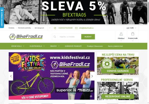 Zobrazit webové stránky BikeFrodl.cz