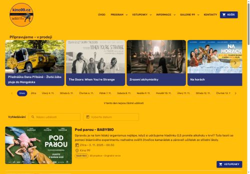 Zobrazit webové stránky Kino 99 Kolín