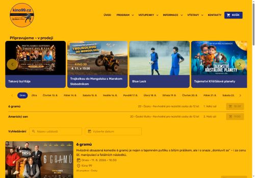 Zobrazit webové stránky Kino 99 Kolín
