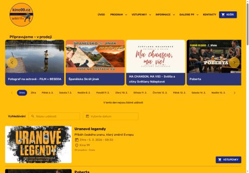 Zobrazit webové stránky Kino 99 Kolín
