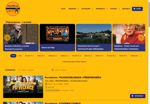 Zobrazit webové stránky Kino 99 Kolín
