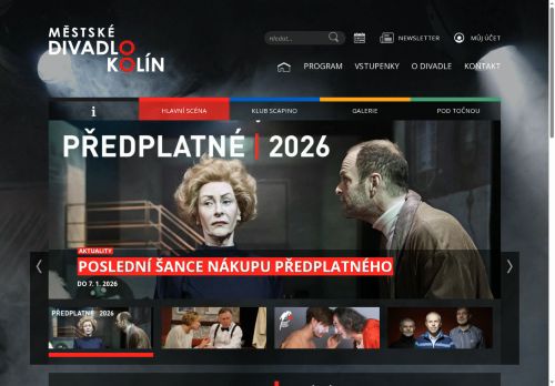 Zobrazit webové stránky Městské divadlo Kolín