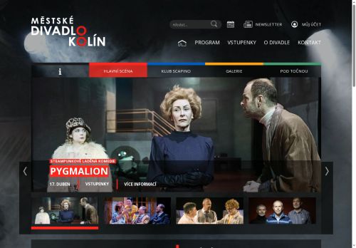 Zobrazit webové stránky Městské divadlo Kolín