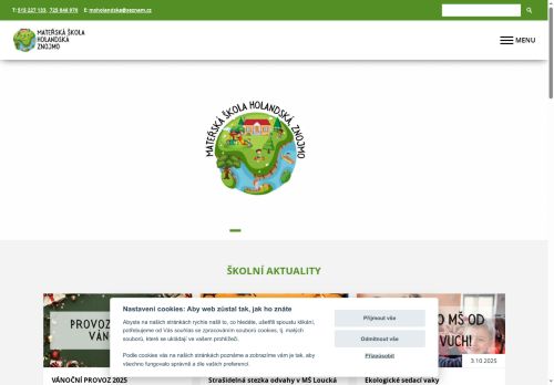 Zobrazit webové stránky Mateřská škola - Znojmo, Holandská