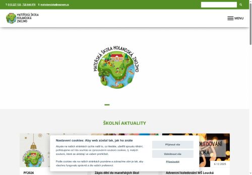 Zobrazit webové stránky Mateřská škola - Znojmo, Holandská
