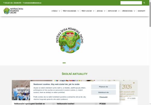 Zobrazit webové stránky Mateřská škola - Znojmo, Holandská