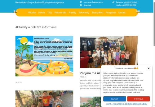 Zobrazit webové stránky Mateřská škola Pražská Znojmo