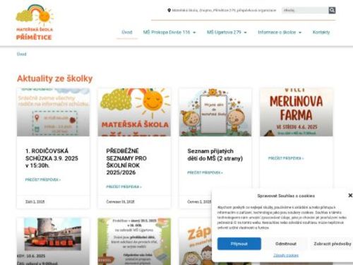 Mateřská škola Znojmo Přímětice