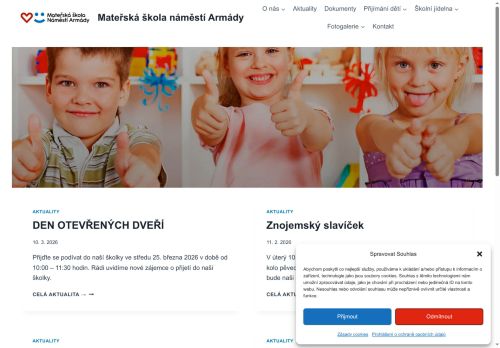Zobrazit webové stránky Mateřská škola, Znojmo, nám. Armády
