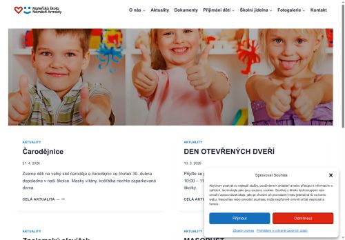 Zobrazit webové stránky Mateřská škola, Znojmo, nám. Armády