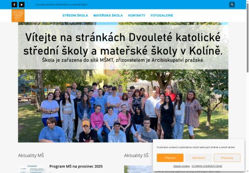 Zobrazit webové stránky Dvouletá katolická střední škola a mateřská škola