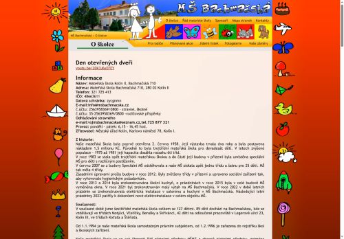 Zobrazit webové stránky Mateřská škola Bachmačská