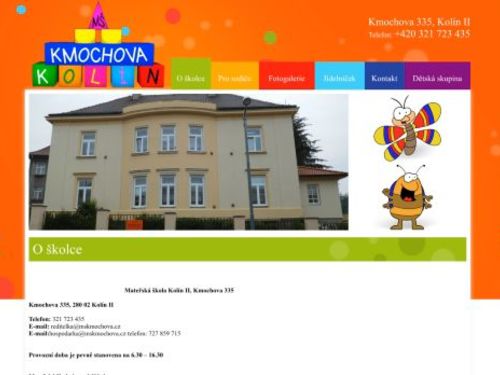 Mateřská škola Kolín II, Kmochova