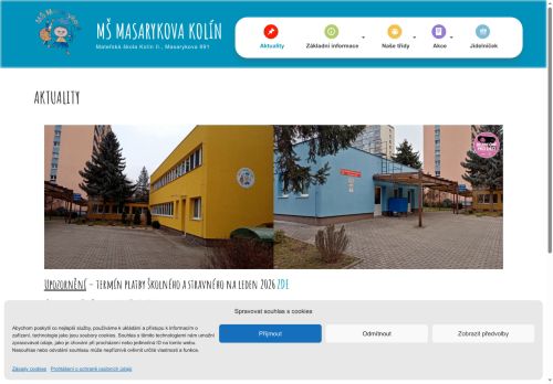 Zobrazit webové stránky Mateřská škola Kolín II., Masarykova