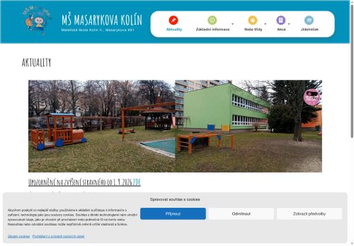 Zobrazit webové stránky Mateřská škola Kolín II., Masarykova