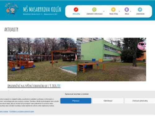 Mateřská škola Kolín II., Masarykova