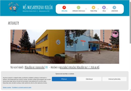 Zobrazit webové stránky Mateřská škola Kolín II., Masarykova