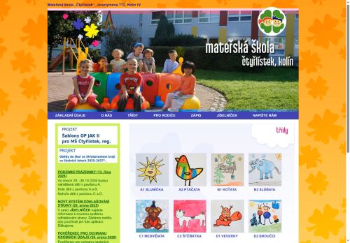 Zobrazit webové stránky Mateřská škola Kolín IV., Jeronýmova