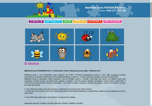 Zobrazit webové stránky Mateřská škola POHÁDKA Kolín V., Chelčického