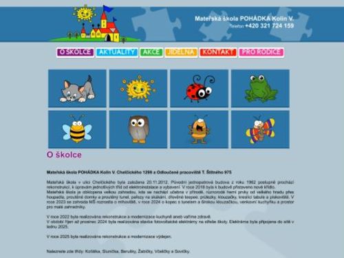 Mateřská škola POHÁDKA Kolín V., Chelčického