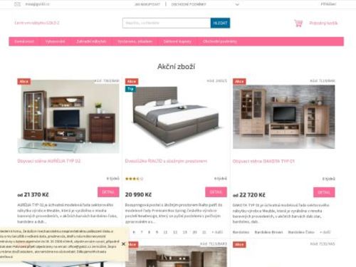 Centrum nábytku GOLD 2