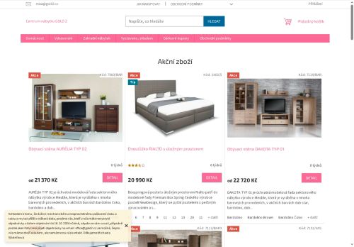 Zobrazit webové stránky Centrum nábytku GOLD 2