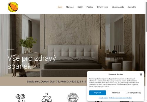 Zobrazit webové stránky Studio sen