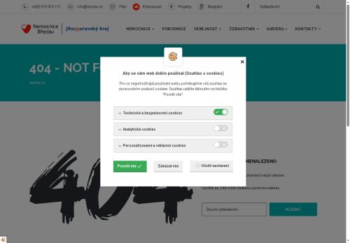Zobrazit webové stránky Gastroenterologická ambulance Nemocnice Břeclav