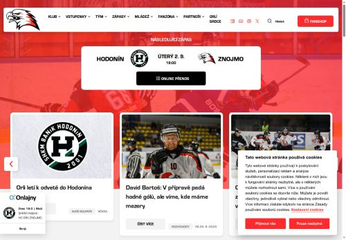 Zobrazit webové stránky Orli Znojmo