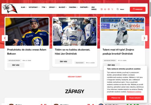 Zobrazit webové stránky Orli Znojmo