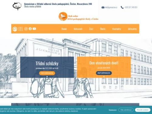 Gymnázium a Střední odborná škola pedagogická, Čáslav