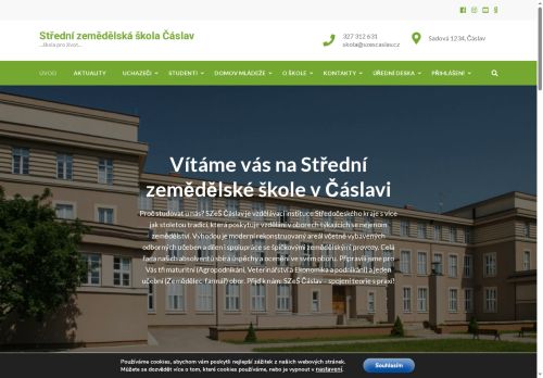 Zobrazit webové stránky Střední zemědělská škola Čáslav