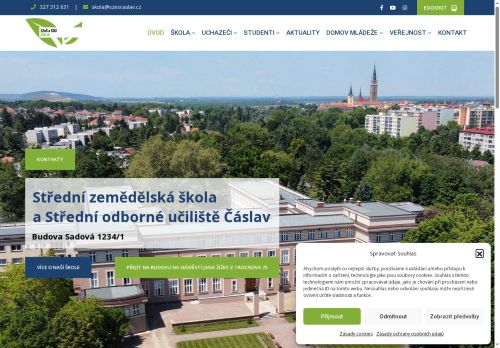 Zobrazit webové stránky Střední zemědělská škola Čáslav