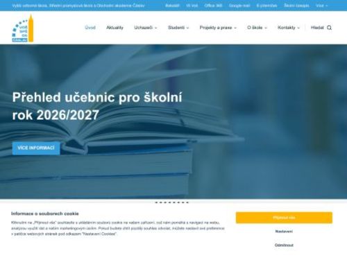 Vyšší odborná škola, Střední průmyslová škola a Obchodní akademie