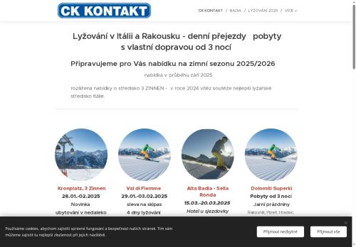 Zobrazit webové stránky CK KONTAKT, s.r.o.