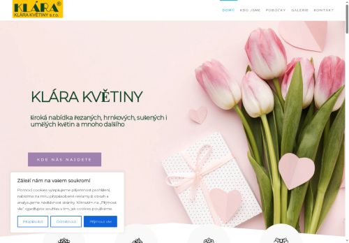 Zobrazit webové stránky Klára květiny