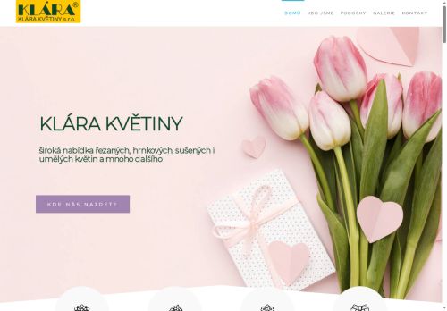 Zobrazit webové stránky Klára květiny