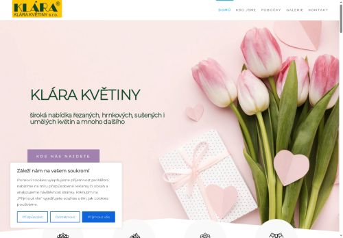 Zobrazit webové stránky Klára květiny