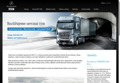 Zobrazit webové stránky CROY, s.r.o.