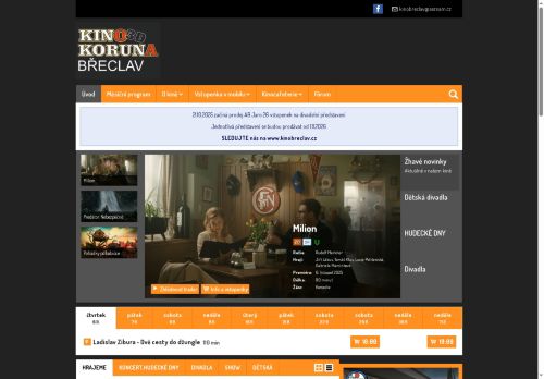 Zobrazit webové stránky Kino Koruna