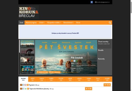 Zobrazit webové stránky Kino Koruna